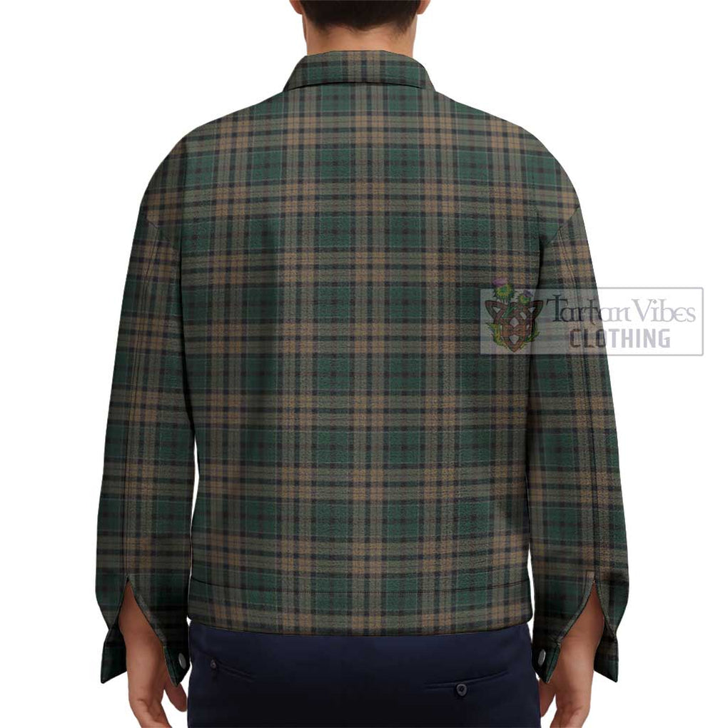 Sackett Tartan Unisex Lapel Cotton Jacket - Tartan Vibes Clothing