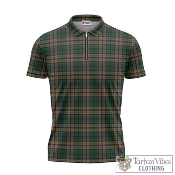 Sackett Tartan Zipper Polo Shirt - Tartan Vibes Clothing