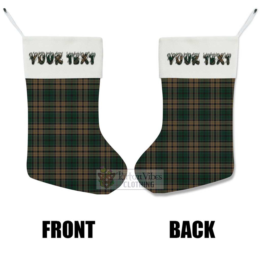 Sackett Tartan Christmas Stocking with Personalized Text - Tartan Vibes Clothing