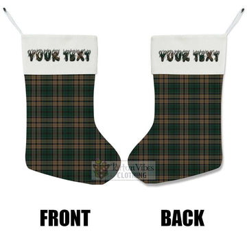 Sackett Tartan Christmas Stocking with Personalized Text - Tartan Vibes Clothing