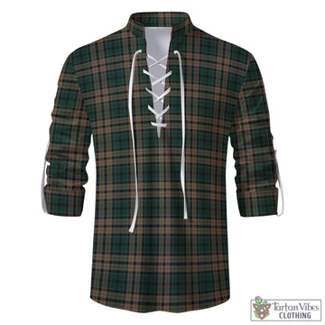 Sackett Tartan Men's Scottish Traditional Jacobite Ghillie Kilt Shirt
