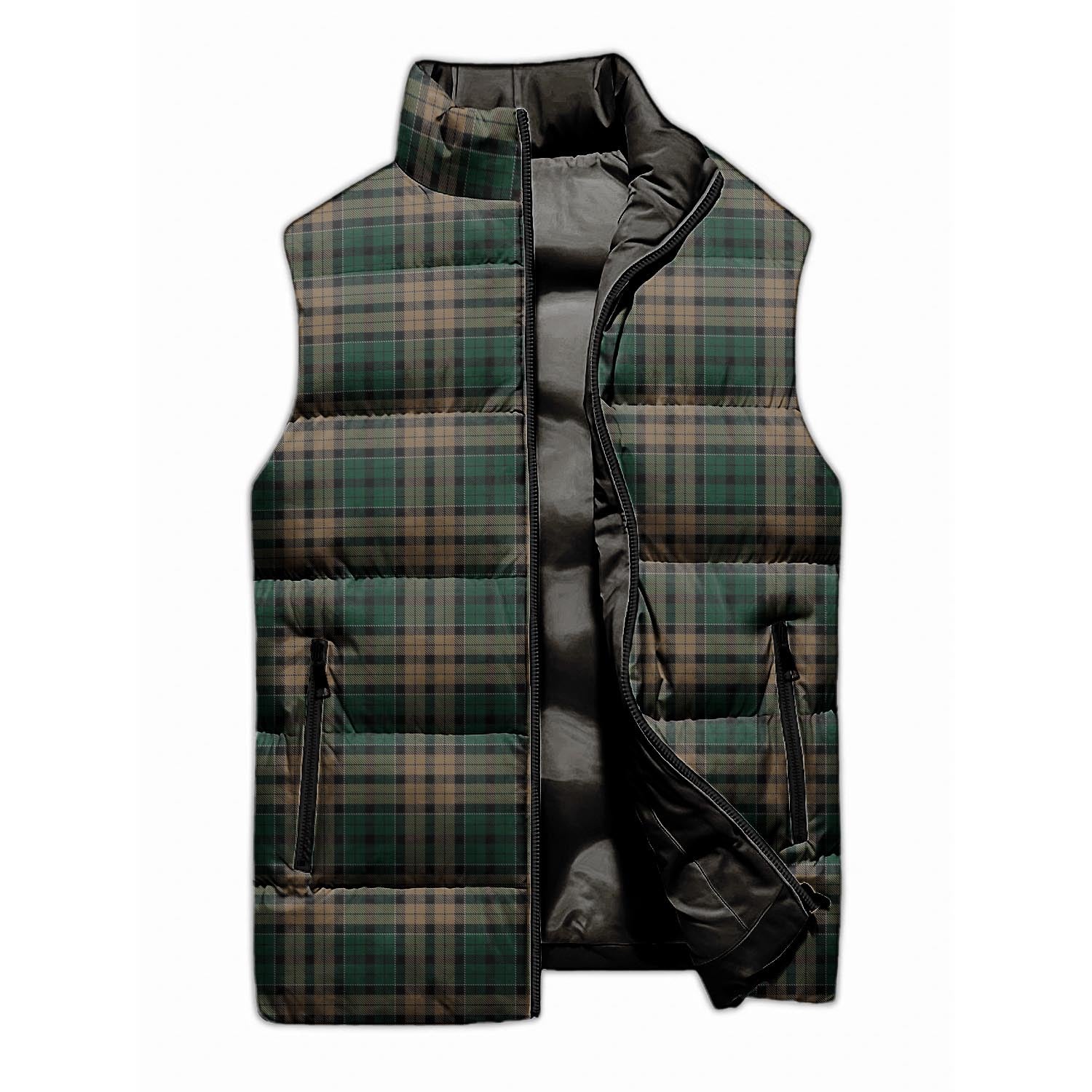 Sackett Tartan Sleeveless Puffer Jacket Unisex M - Tartan Vibes Clothing
