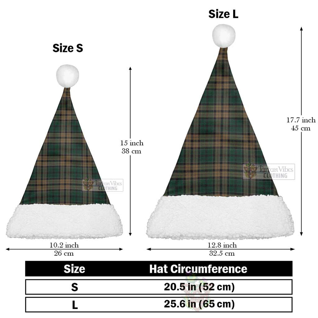 Sackett Tartan Christmas Santa Hats Christmas Hat L 25.6in (65cm) - Tartan Vibes Clothing