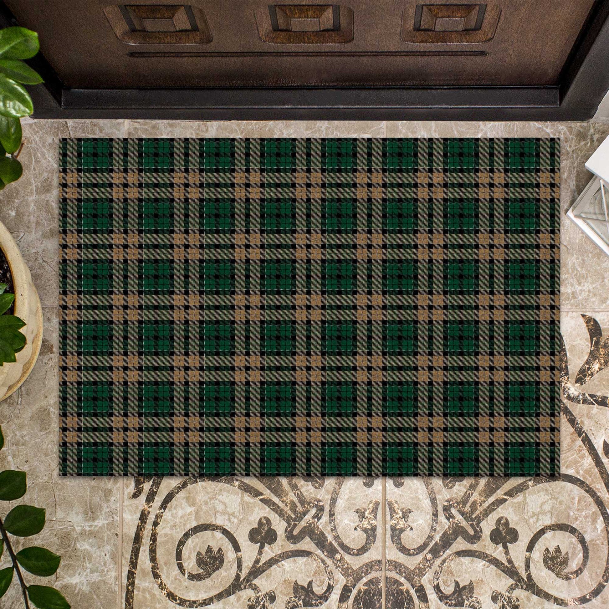 Sackett Tartan Rubber Doormat - Tartan Vibes Clothing