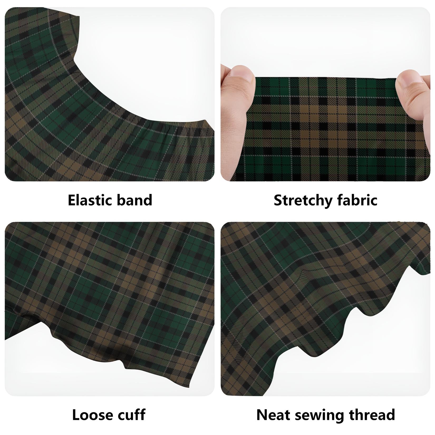 Sackett Tartan Off Shoulder Long Dress - Tartan Vibes Clothing