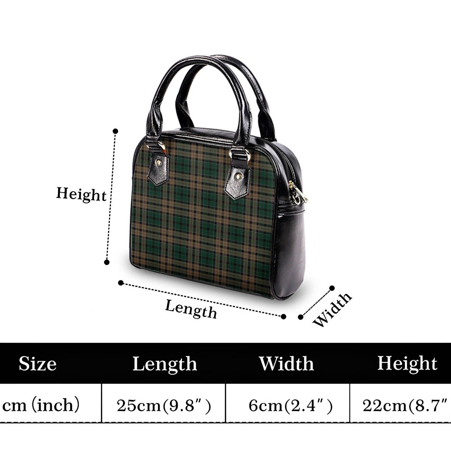 Sackett Tartan Shoulder Handbags - Tartan Vibes Clothing