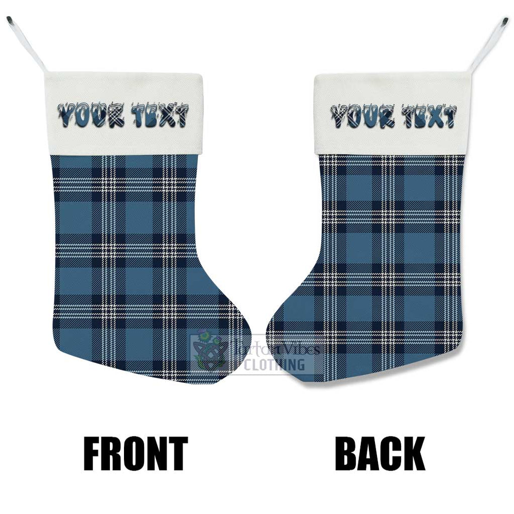 Tartan Vibes Clothing Saint Andrews Tartan Christmas Stocking with Personalized Text
