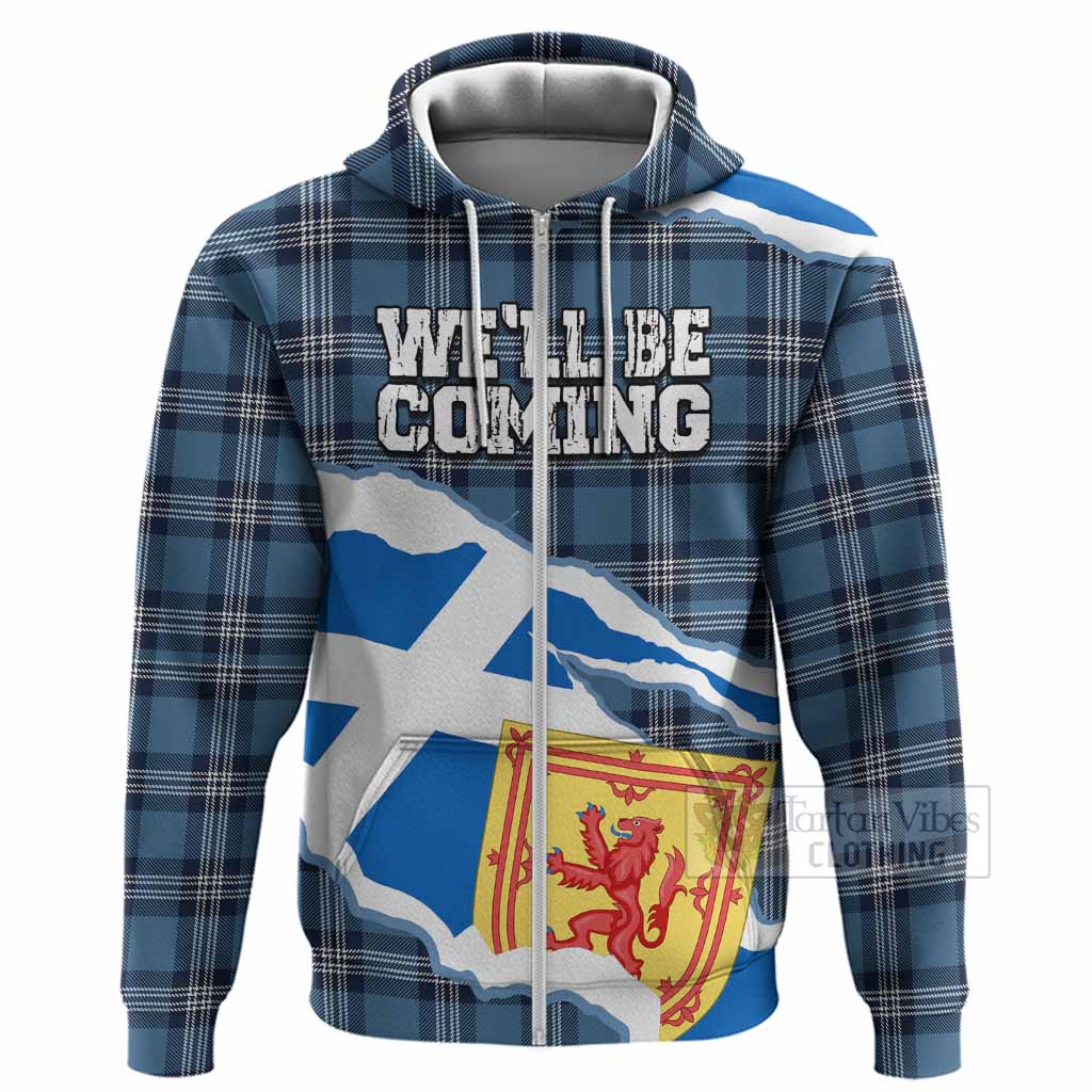 Saint Andrews Scotland Football Tartan Hoodie We'll Be Coming