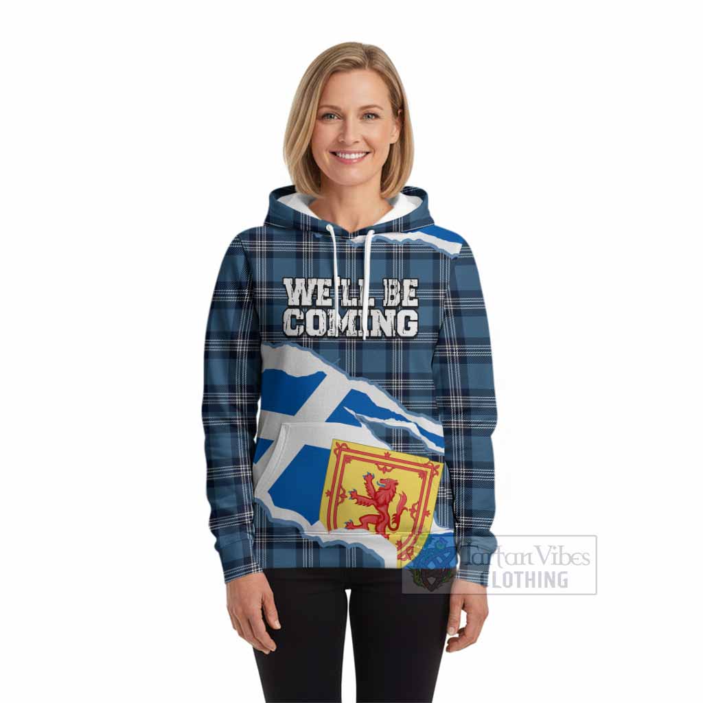 Saint Andrews Scotland Football Tartan Hoodie We'll Be Coming