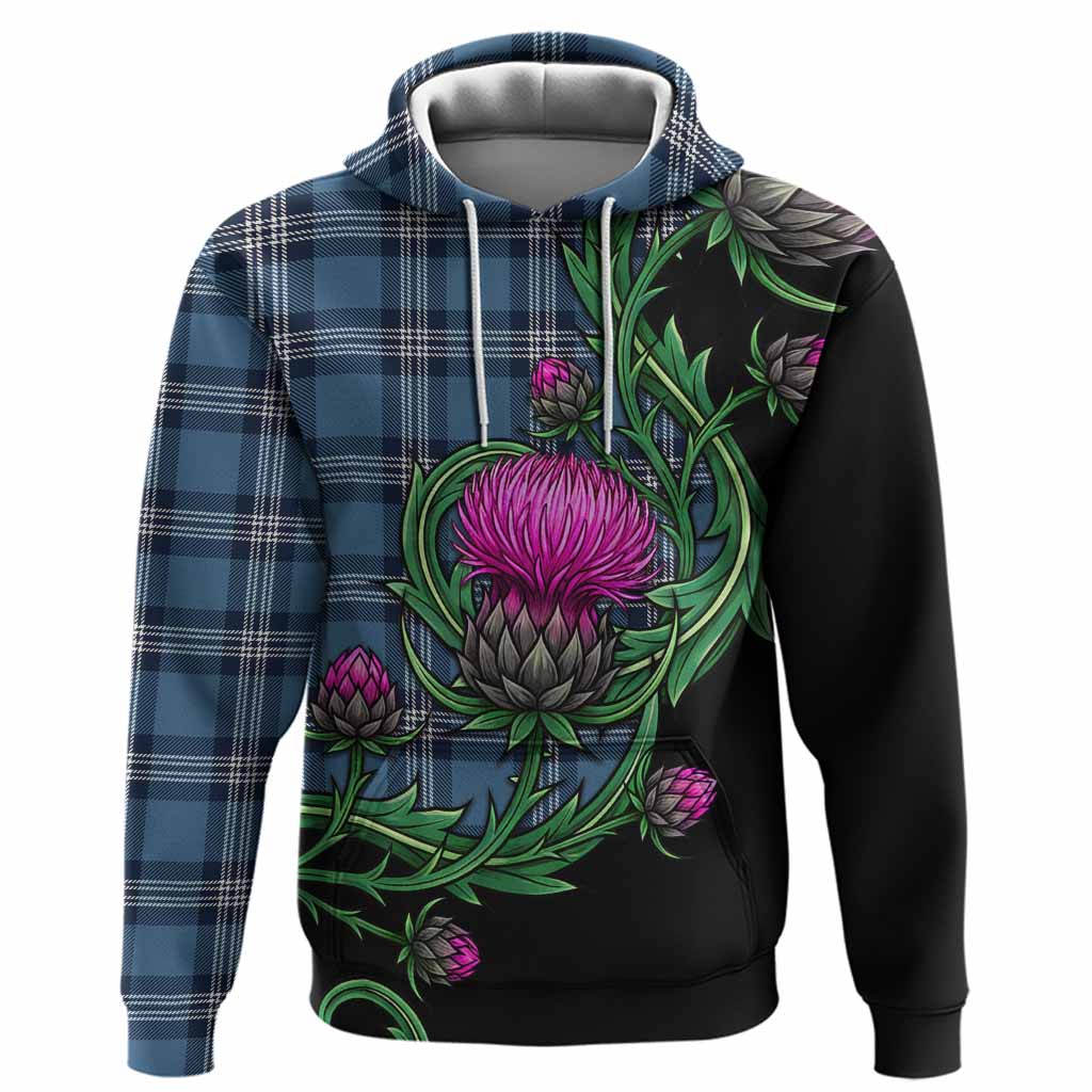 Saint Andrews Tartan Hoodie Resilient Scottish Thistle