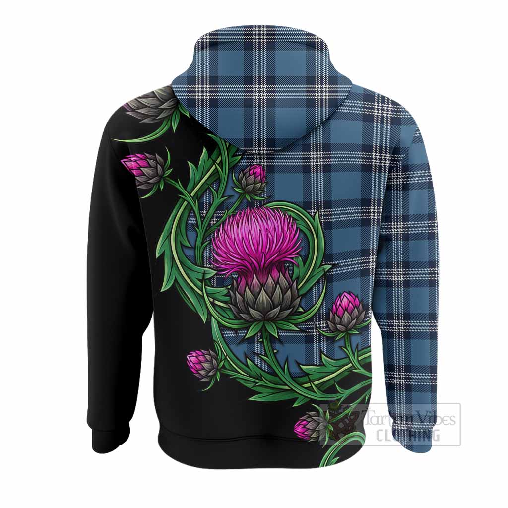 Saint Andrews Tartan Hoodie Resilient Scottish Thistle