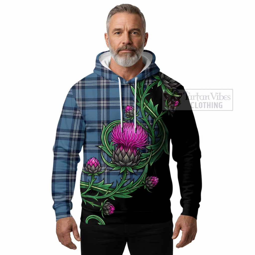 Saint Andrews Tartan Hoodie Resilient Scottish Thistle