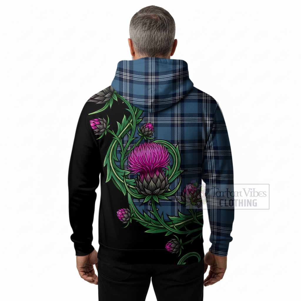Saint Andrews Tartan Hoodie Resilient Scottish Thistle