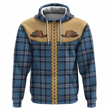 Saint Andrews Tartan Hoodie Wee Coo Cowboy Cute Style