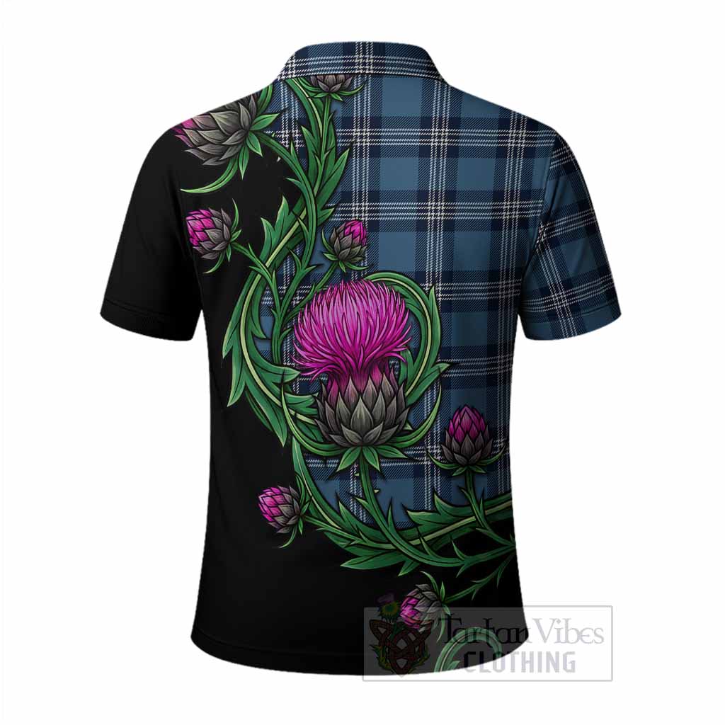Saint Andrews Tartan Polo Shirt Resilient Scottish Thistle