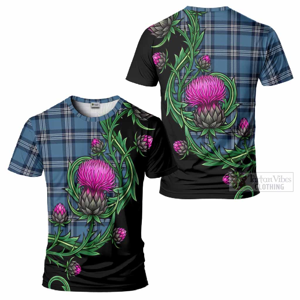 Saint Andrews Tartan T-Shirt Resilient Scottish Thistle