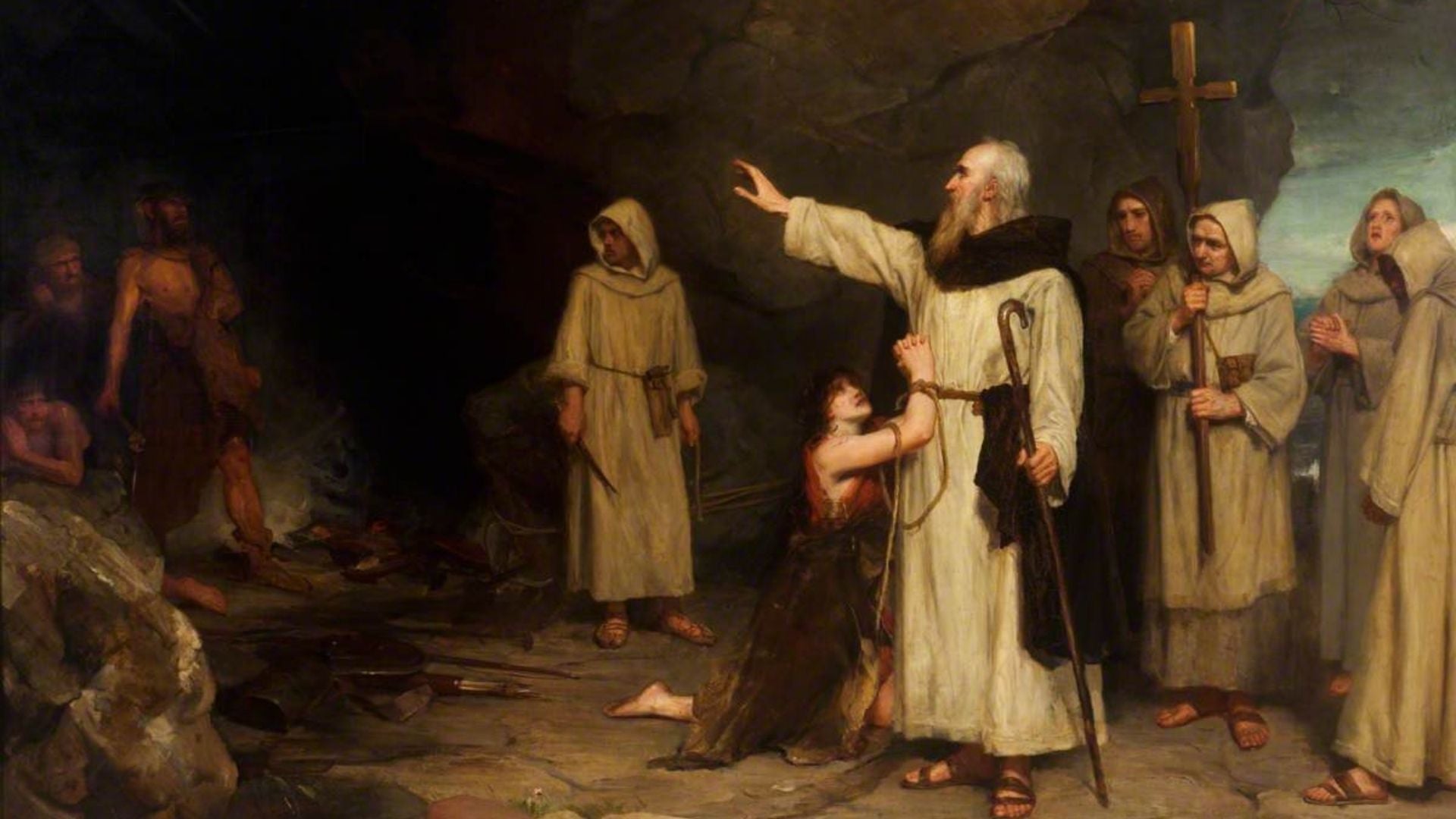 Saint Columba brings Christianity to the Picts, marking a turning point in early Scottish history.