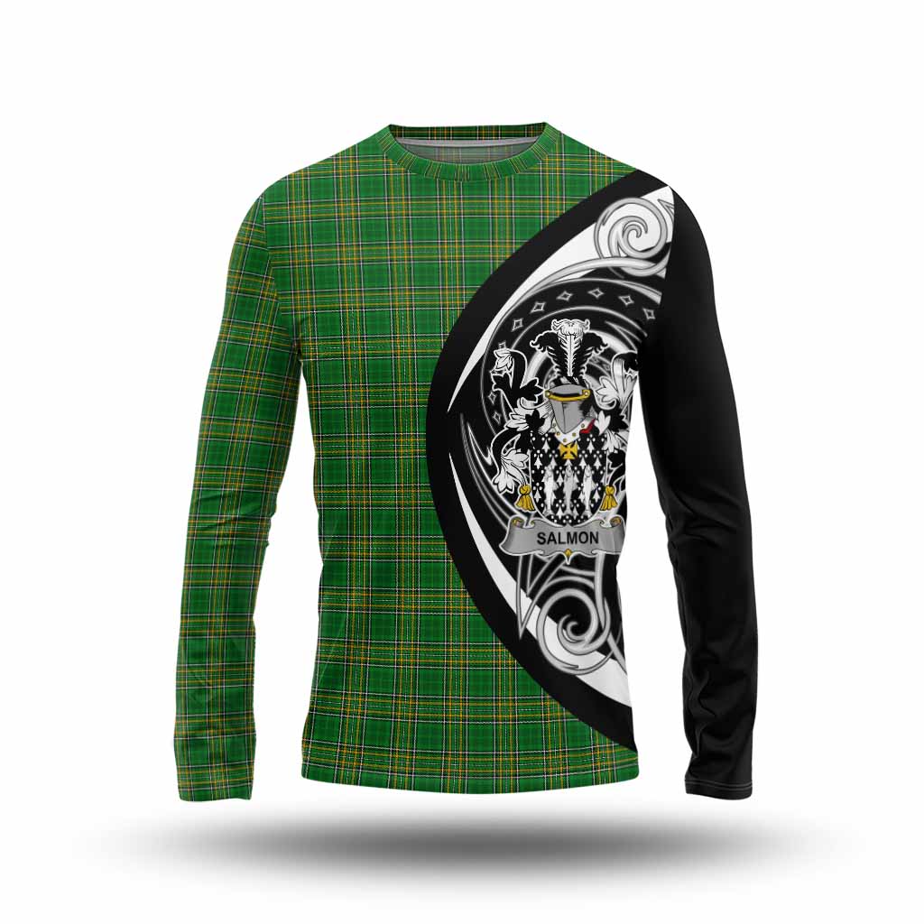 Salmon Irish Clan Long Sleeve T-Shirt Celtic Circle Style Unisex - Tartan Vibes Clothing