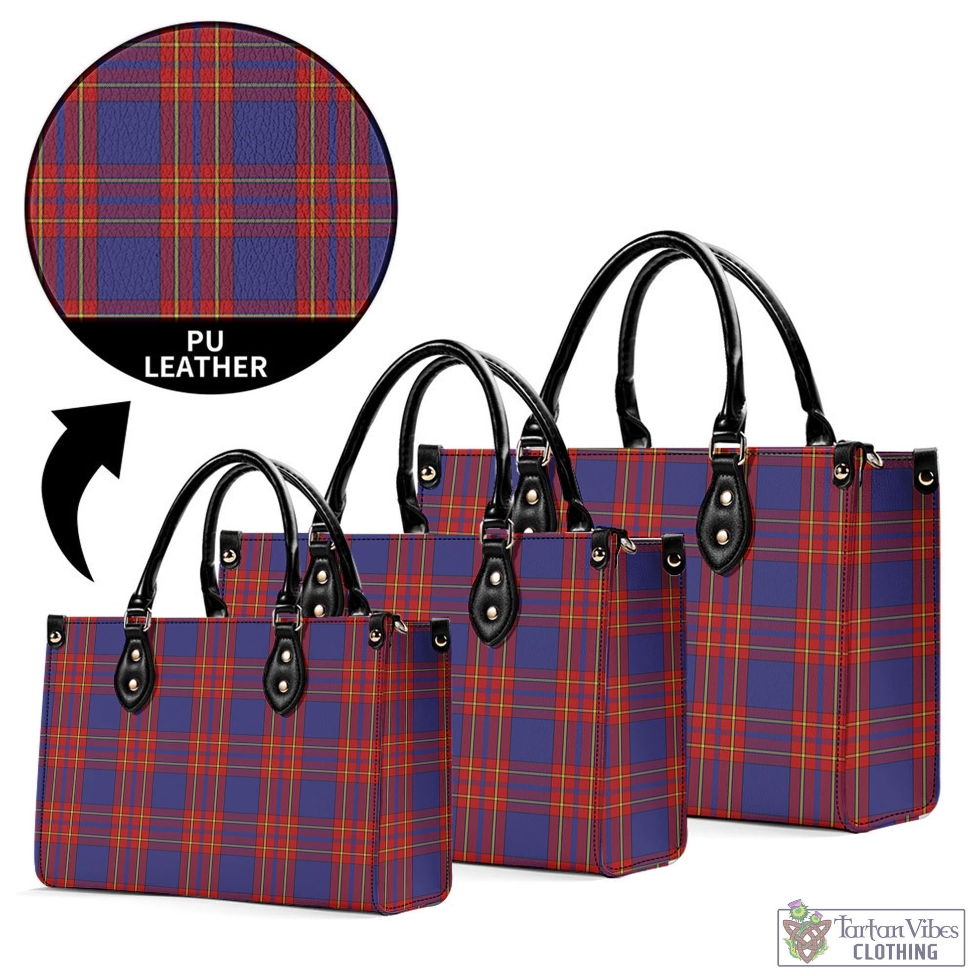 Salvation Army Tartan Luxury Leather Handbags - Tartan Vibes Clothing