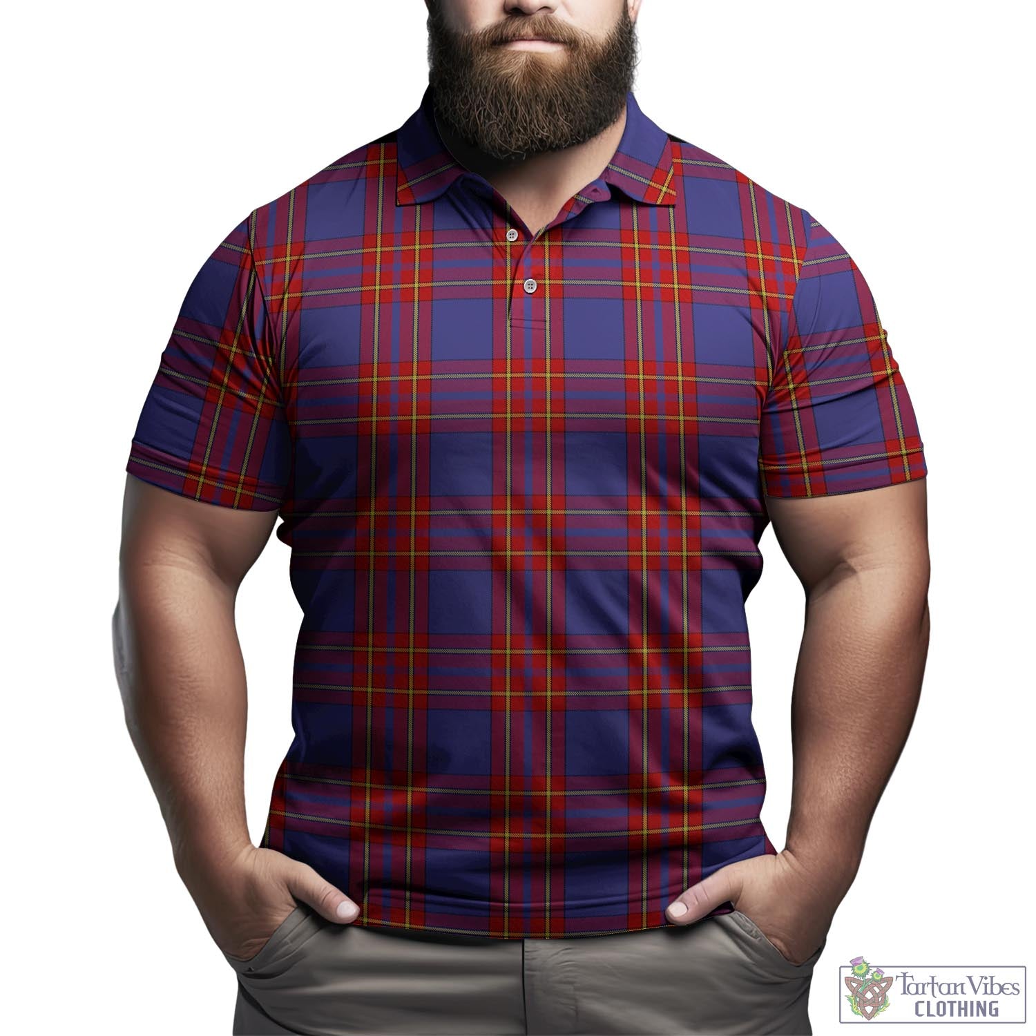 Salvation Army Tartan Mens Polo Shirt Kid - Tartan Vibes Clothing