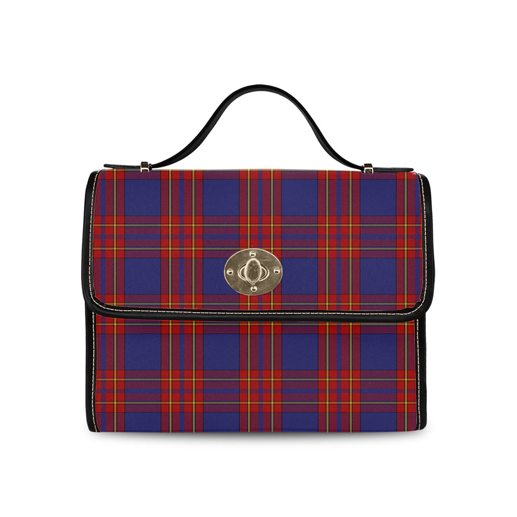 Tartan Vibes Clothing Salvation Army Tartan Leather Strap Waterproof Canvas Bag