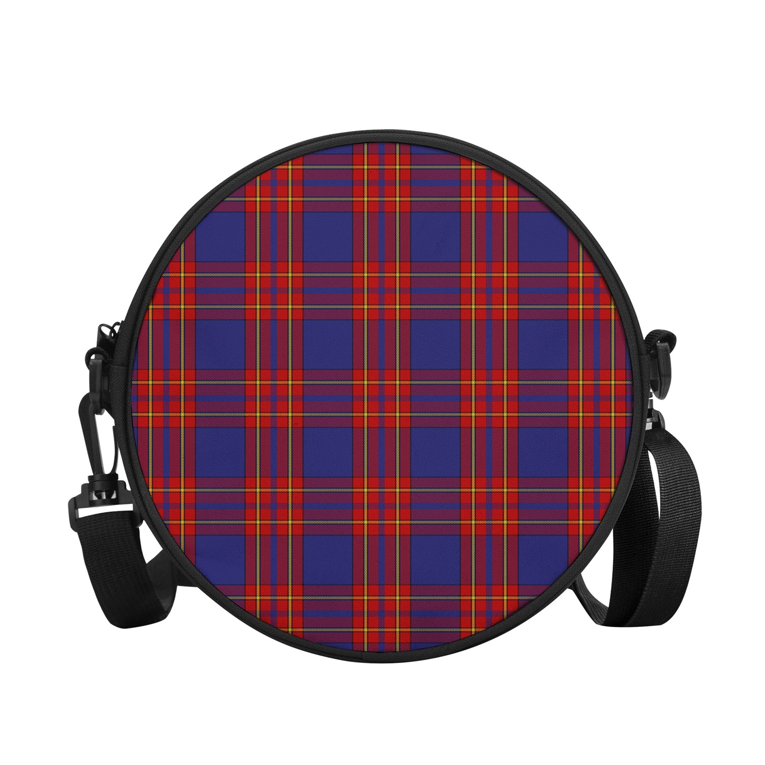 Tartan Vibes Clothing Salvation Army Tartan Round Satchel Bags