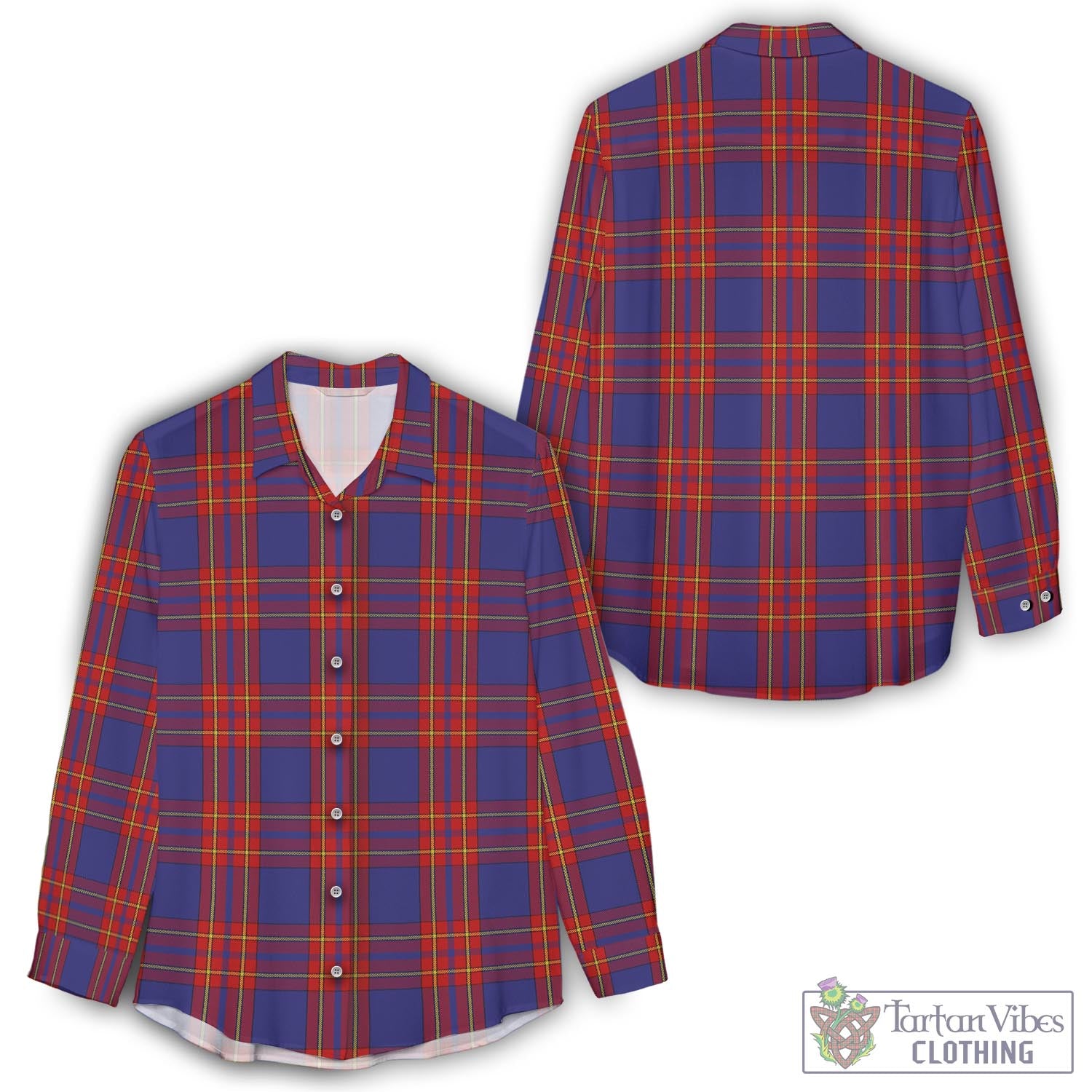 Salvation Army Tartan Women's Casual Shirt - Tartan Vibes Clothing