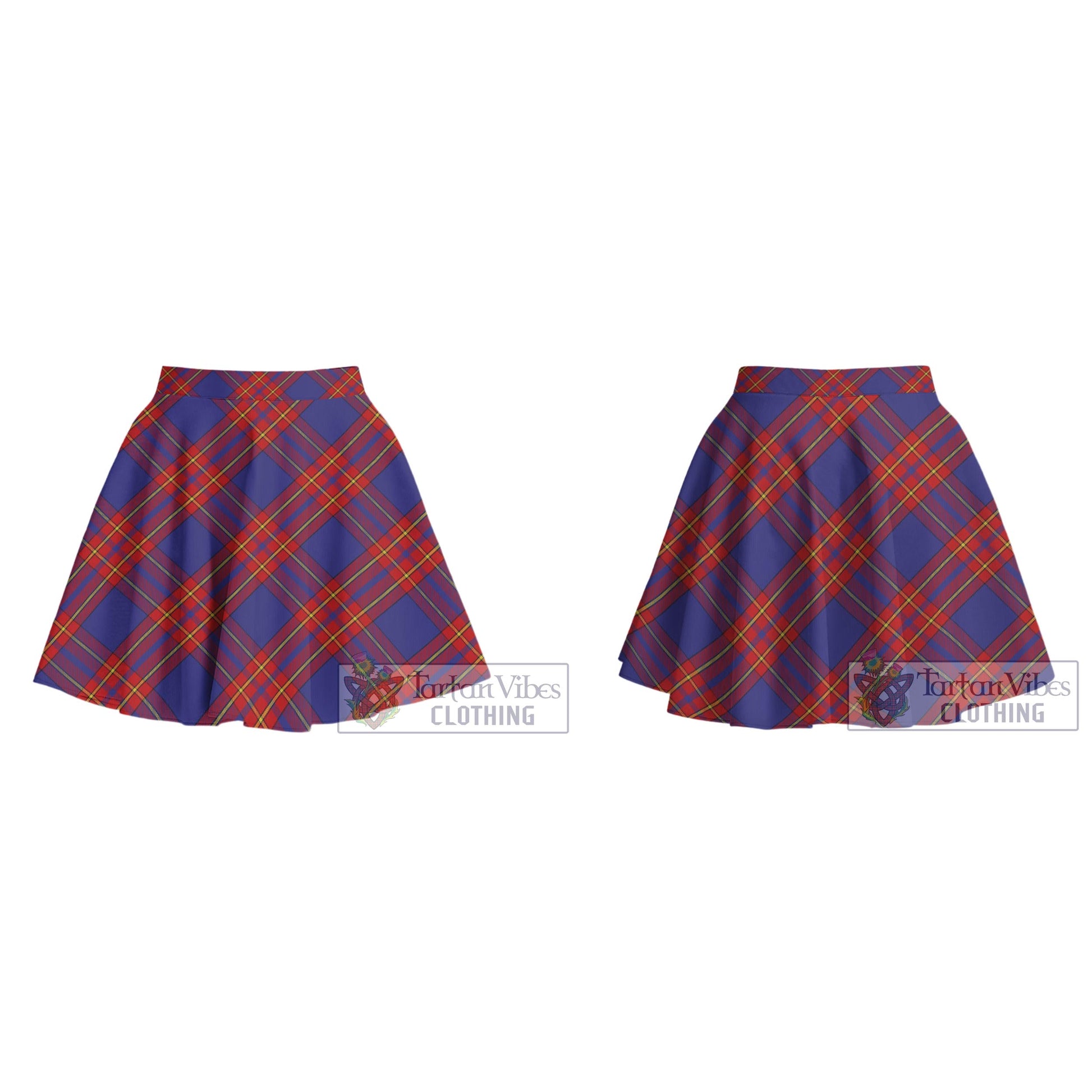 Tartan Vibes Clothing Salvation Army Tartan Women's Plated Mini Skirt