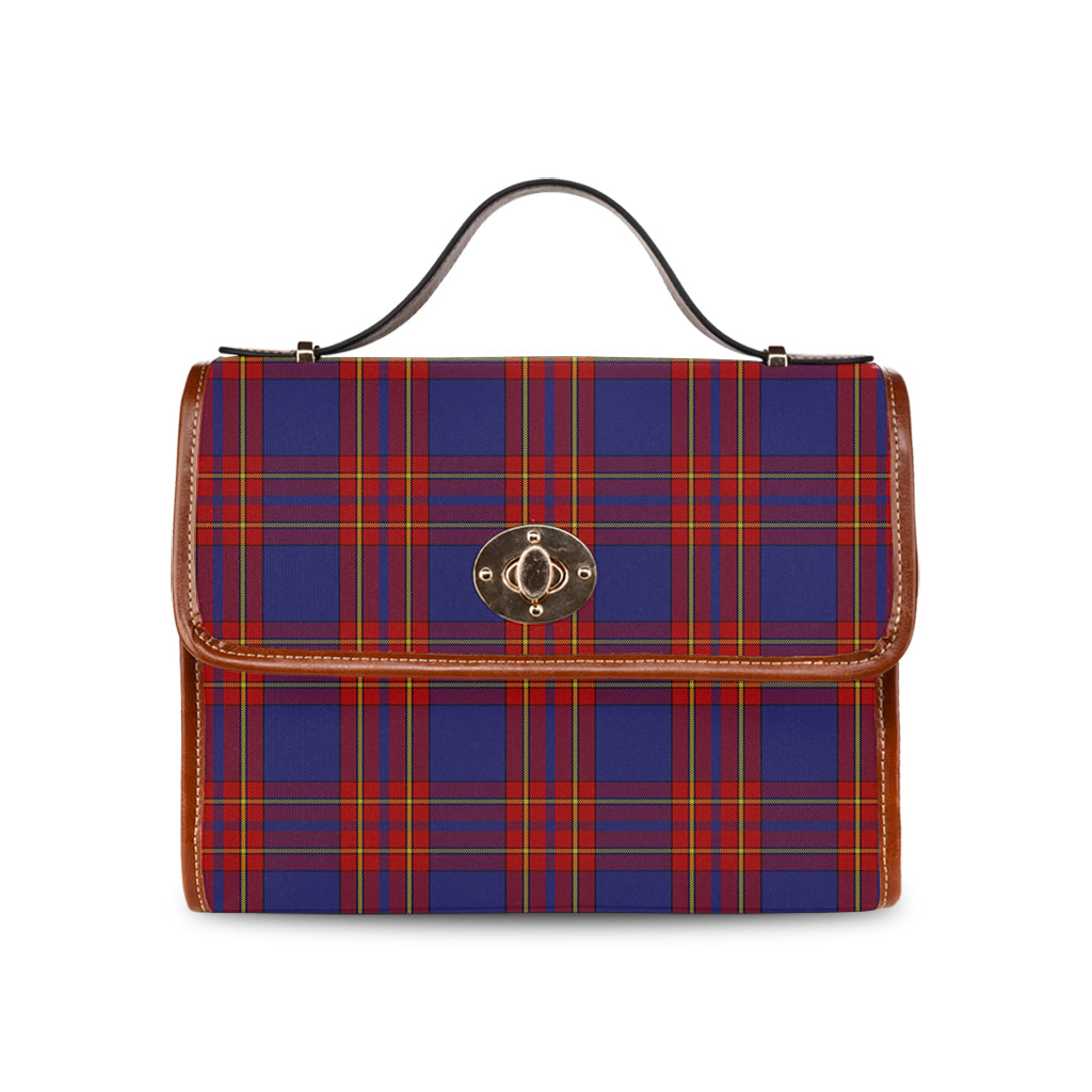 Tartan Vibes Clothing Salvation Army Tartan Leather Strap Waterproof Canvas Bag