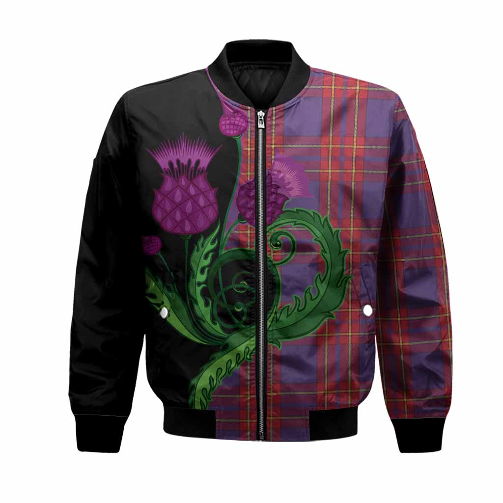 Salvation Army Tartan Bomber Jacket Traditional Scottish Thistle