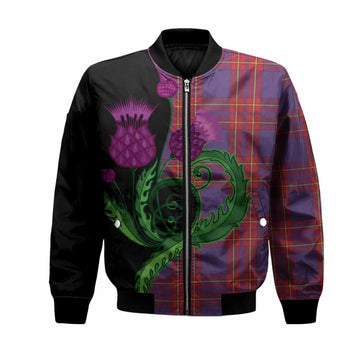 Salvation Army Tartan Bomber Jacket Traditional Scottish Thistle