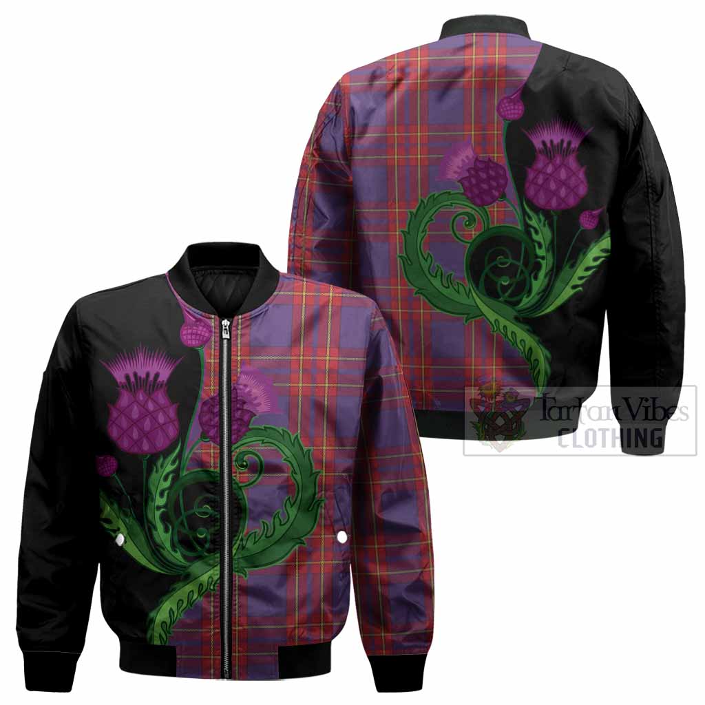 Salvation Army Tartan Bomber Jacket Traditional Scottish Thistle