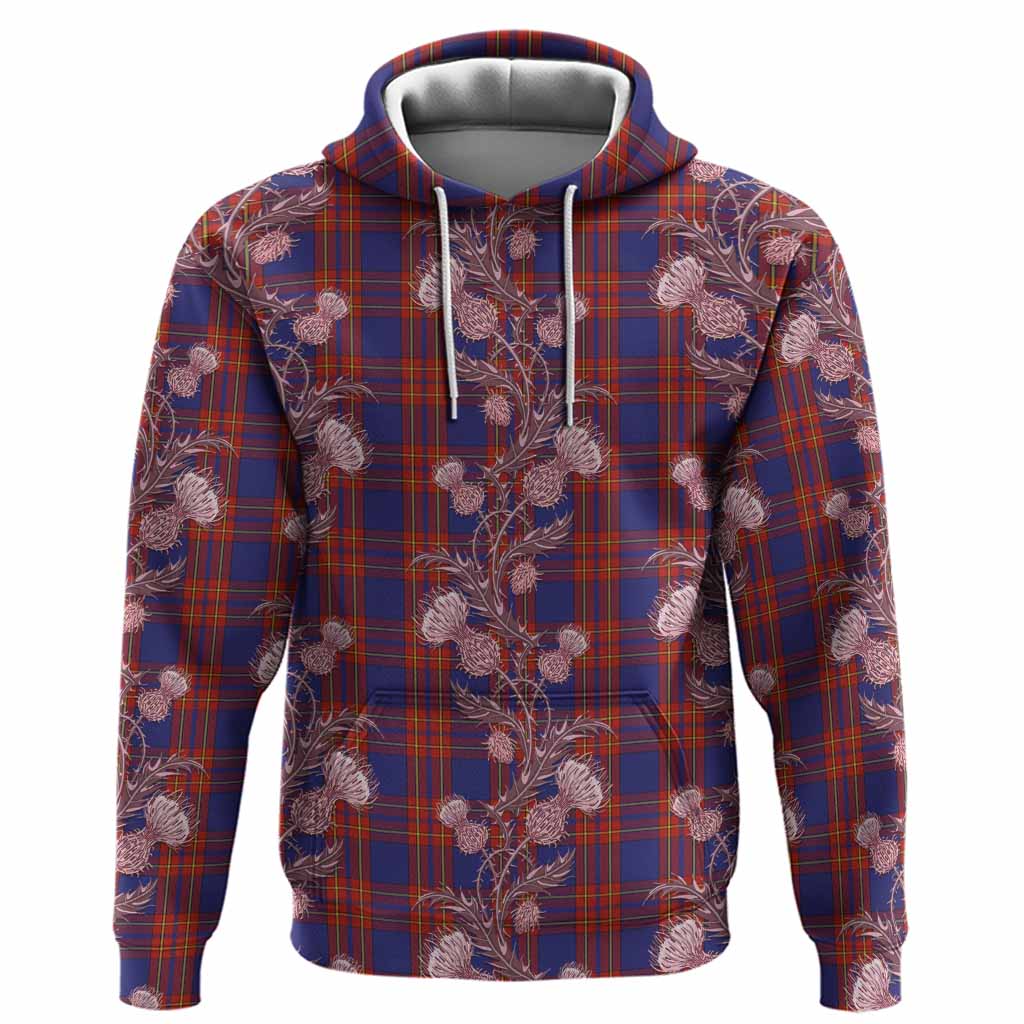 Salvation Army Tartan Hoodie Seamless Scottish Thistle Flowers