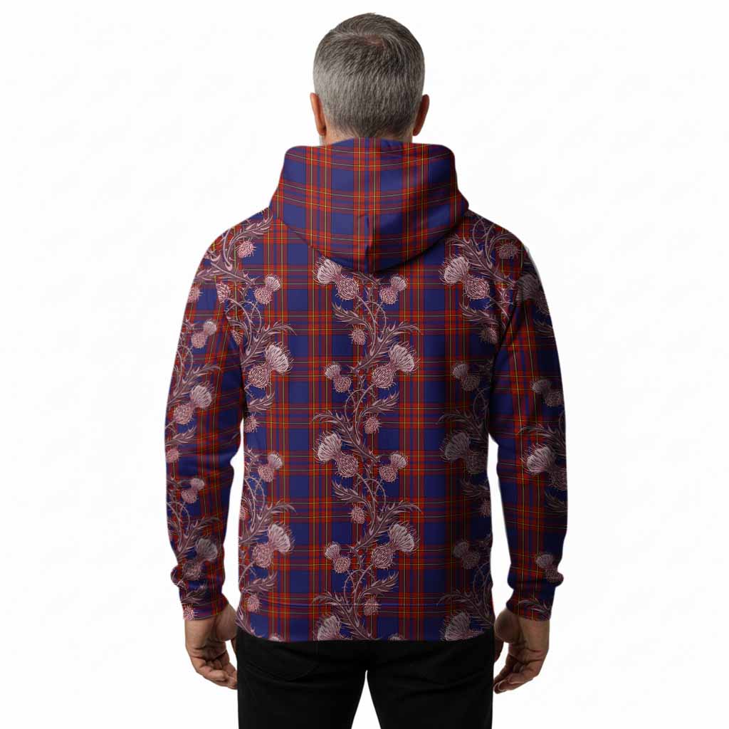 Salvation Army Tartan Hoodie Seamless Scottish Thistle Flowers