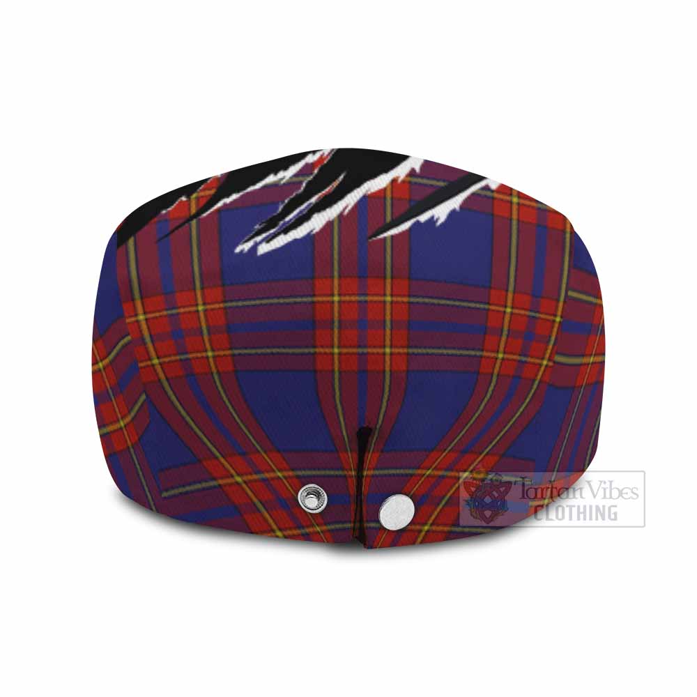 Salvation Army Tartan Loch Ness Monster Flat Cap, Jeff Cap Celtic Knot Nessie Art