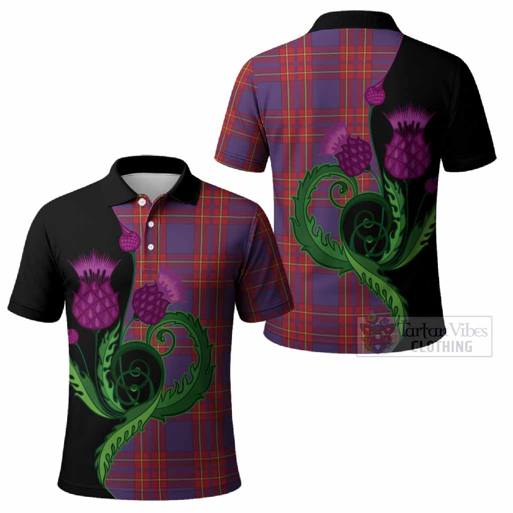 Salvation Army Tartan Polo Shirt Traditional Scottish Thistle
