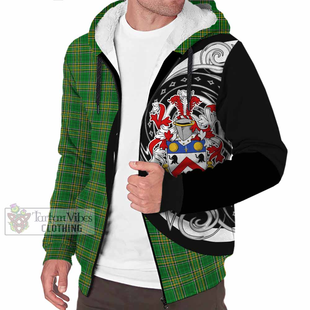Sanders Irish Clan Sherpa Hoodie Celtic Circle Style - Tartan Vibes Clothing