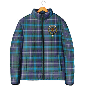 Sandilands Tartan Padded Jacket with Family Crest