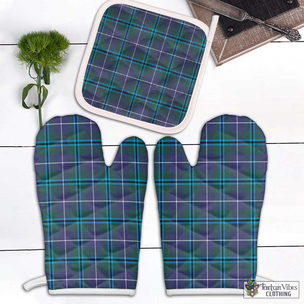 Sandilands Tartan Combo Oven Mitt & Pot-Holder Combo 1 Oven Mitt & 1 Pot-Holder White - Tartan Vibes Clothing