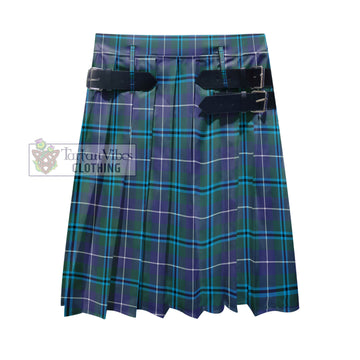 Sandilands Tartan Men's Pleated Skirt - Fashion Casual Retro Scottish Kilt Style