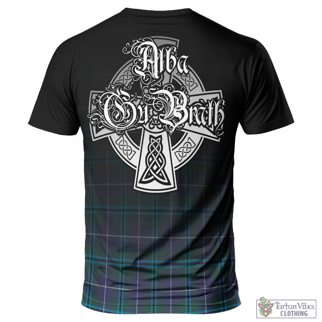 Tartan Vibes Clothing Sandilands Tartan T-Shirt Featuring Alba Gu Brath Family Crest Celtic Inspired
