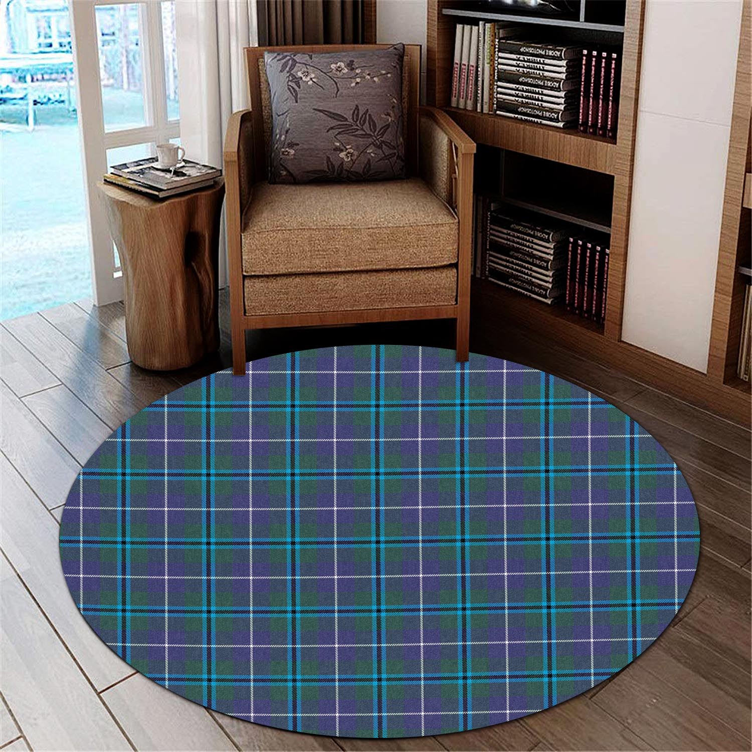 sandilands-tartan-round-rug