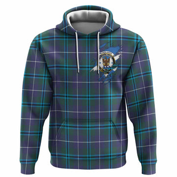 Sandilands Clan Crest In Me Tartan Hoodie Scotland Flag Style