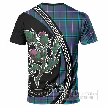 Sandilands Family Crest Tartan T-Shirt Alba Thistle Inspired - Tartan Vibes Clothing
