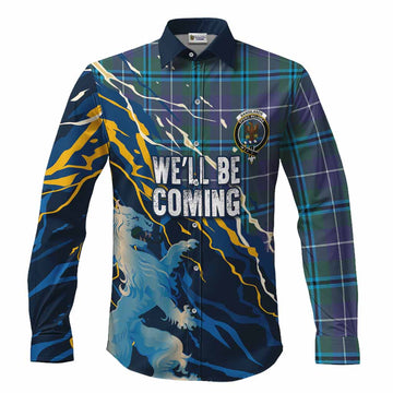 Sandilands Scotland Tartan Long Sleeve Button Shirts WC2026 Football - We'll Be Coming