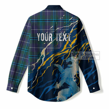 Sandilands Scotland Tartan Women Casual Shirt WC2026 Football - We'll Be Coming