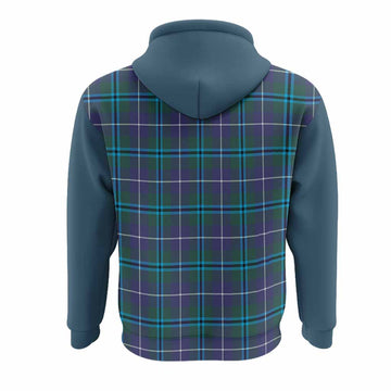 Sandilands Tartan Accent Hoodie with Family Crest