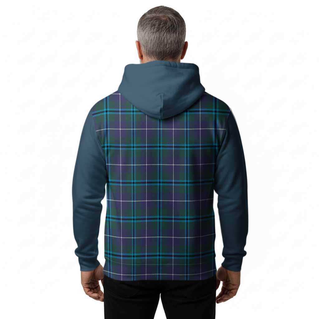 Sandilands Tartan Accent Hoodie with Family Crest