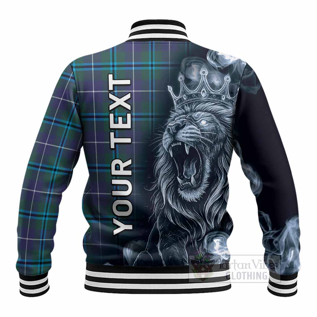 Sandilands Tartan Baseball Jacket Roaring Lion Heritage