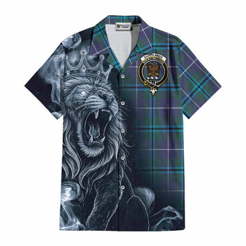 Sandilands Tartan Cotton Hawaiian Shirt Roaring Lion Heritage